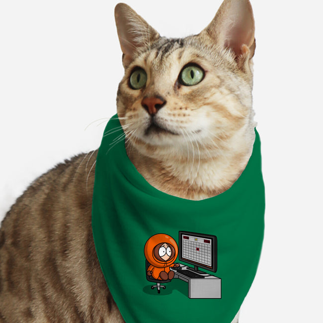 Always Dead-Cat-Bandana-Pet Collar-Raffiti