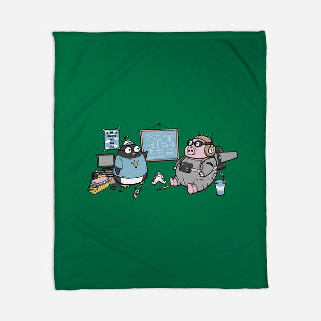 Flight Experiment-None-Fleece-Blanket-pigboom