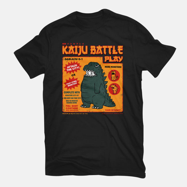 Kaiju Battle Player-Unisex-Basic-Tee-pigboom