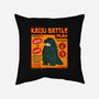 Kaiju Battle Player-None-Removable Cover-Throw Pillow-pigboom