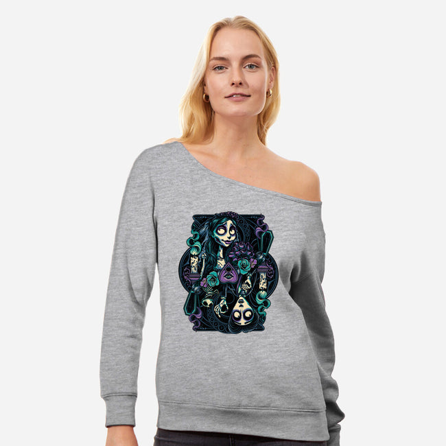 Corpse Duo-Womens-Off Shoulder-Sweatshirt-momma_gorilla