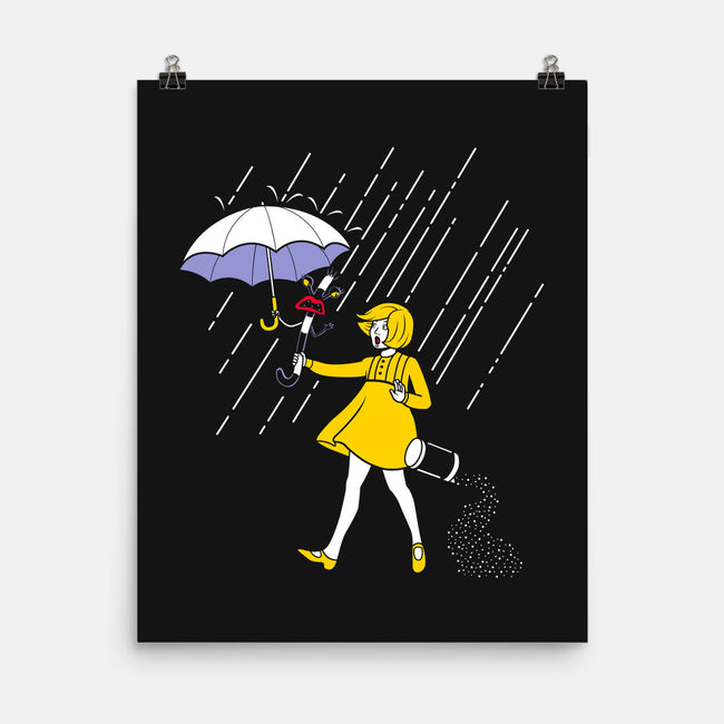 Salt Scared Girl-None-Matte-Poster-Raffiti