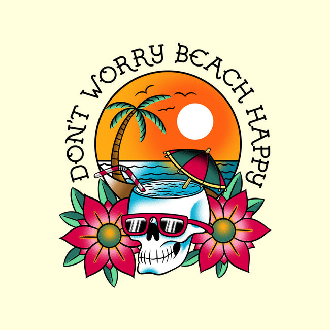 Don't Worry Beach Happy-None-Polyester-Shower Curtain-sachpica