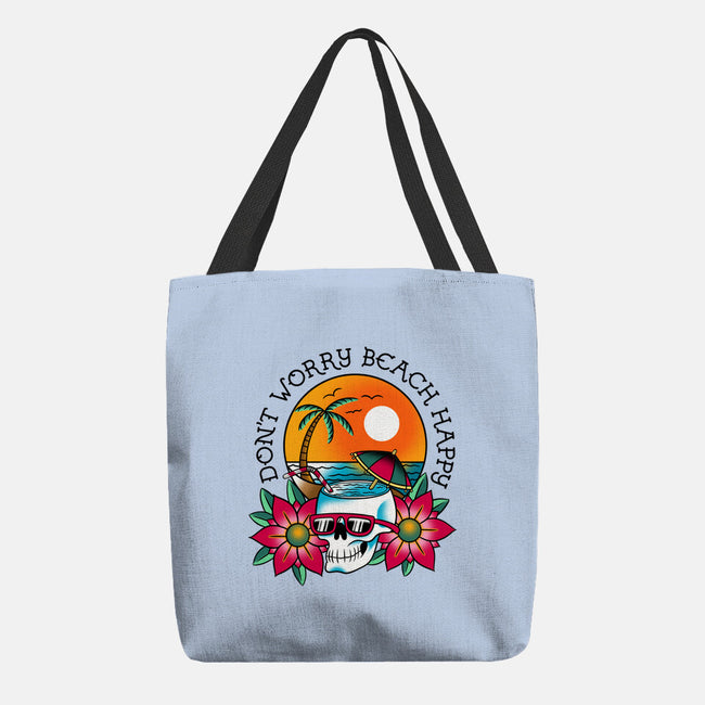 Don't Worry Beach Happy-None-Basic Tote-Bag-sachpica