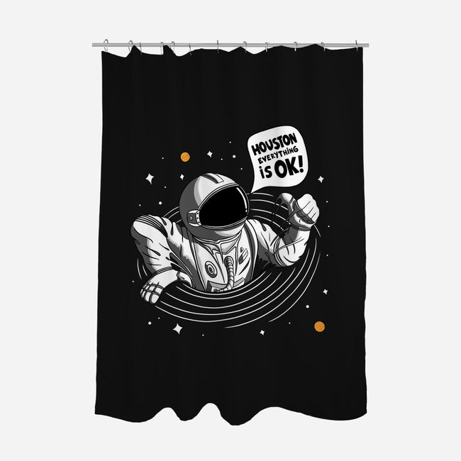 Houston Everything Is Ok-None-Polyester-Shower Curtain-sachpica