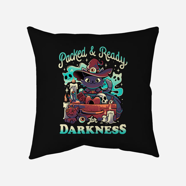 Ready For Darkness-None-Removable Cover-Throw Pillow-Snouleaf