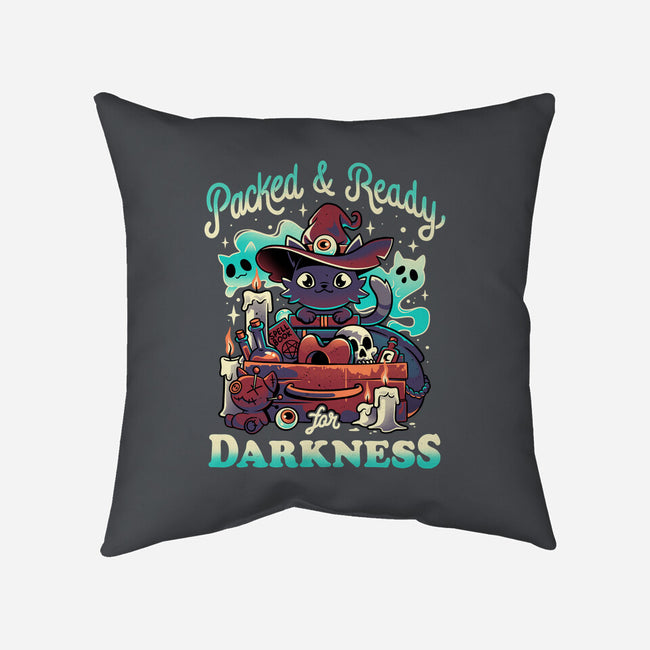 Ready For Darkness-None-Removable Cover-Throw Pillow-Snouleaf