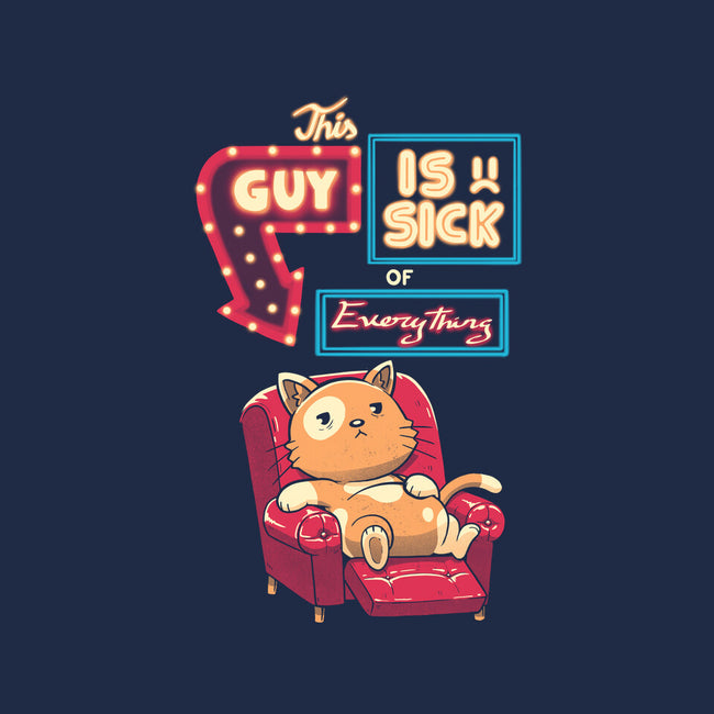 Sick Of Everything-Cat-Basic-Pet Tank-koalastudio