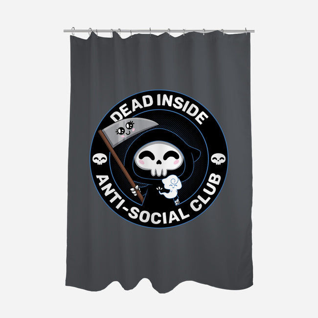 Dead Inside Anti-Social Club-None-Polyester-Shower Curtain-danielmorris1993