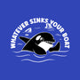 Whatever Sinks Your Boat-Womens-Basic-Tee-Aarons Art Room