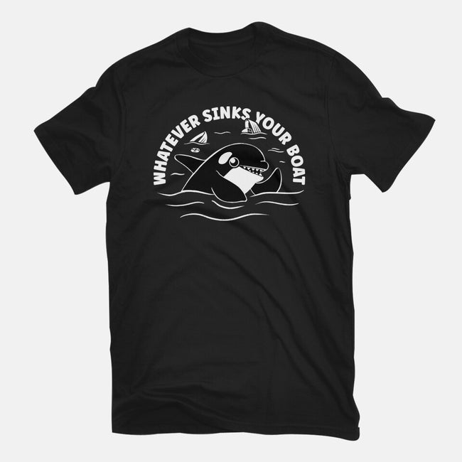 Whatever Sinks Your Boat-Unisex-Basic-Tee-Aarons Art Room