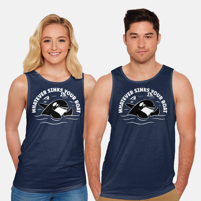 Whatever Sinks Your Boat-Unisex-Basic-Tank-Aarons Art Room