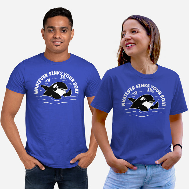 Whatever Sinks Your Boat-Unisex-Basic-Tee-Aarons Art Room