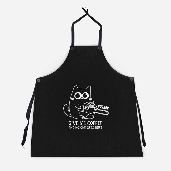 No One Gets Hurt-Unisex-Kitchen-Apron-Xentee