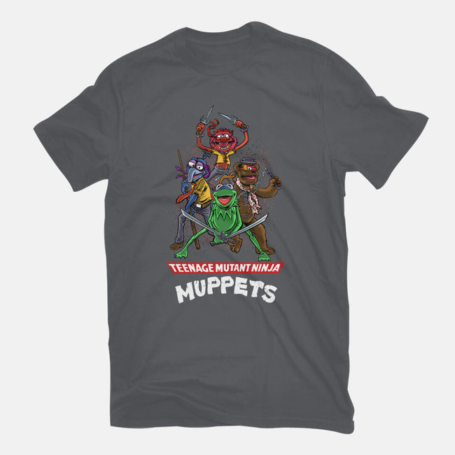 Teenage Mutant Ninja Muppets-Unisex-Basic-Tee-zascanauta