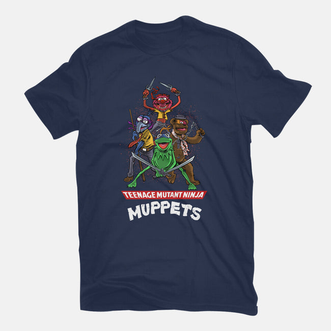 Teenage Mutant Ninja Muppets-Unisex-Basic-Tee-zascanauta