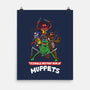 Teenage Mutant Ninja Muppets-None-Matte-Poster-zascanauta