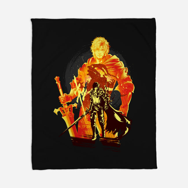 Shield Of Rosaria-None-Fleece-Blanket-hypertwenty