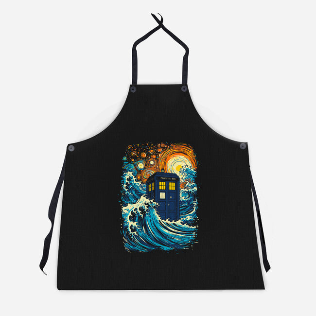 The Great Tardis-Unisex-Kitchen-Apron-kharmazero