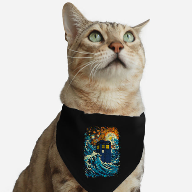 The Great Tardis-Cat-Adjustable-Pet Collar-kharmazero