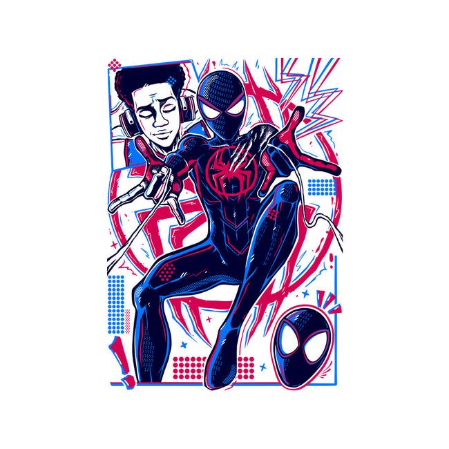 Spiderman Miles Morales-None-Polyester-Shower Curtain-Panchi Art