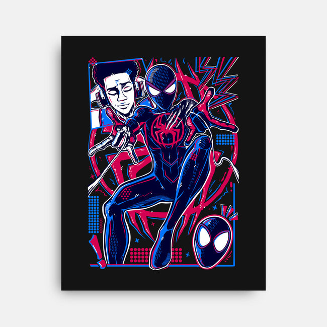 Spiderman Miles Morales-None-Stretched-Canvas-Panchi Art