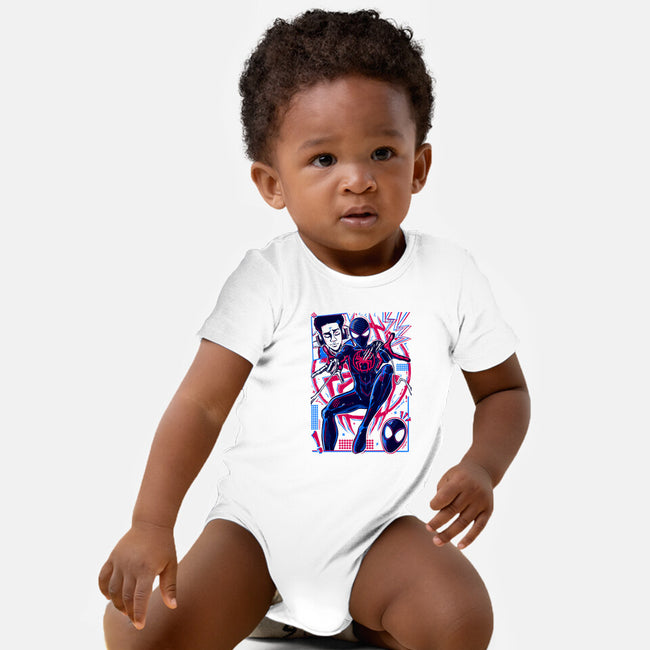 Spiderman Miles Morales-Baby-Basic-Onesie-Panchi Art