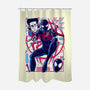 Spiderman Miles Morales-None-Polyester-Shower Curtain-Panchi Art