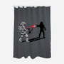 Shadow Battle-None-Polyester-Shower Curtain-zascanauta