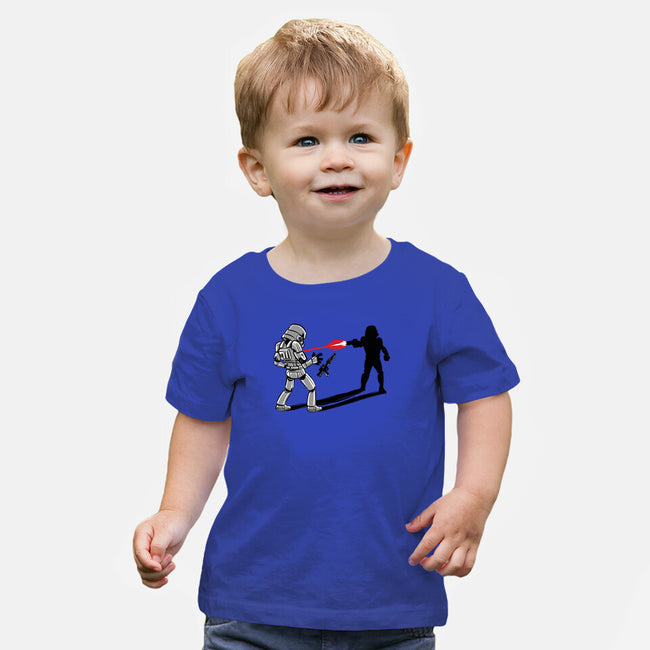 Shadow Battle-Baby-Basic-Tee-zascanauta