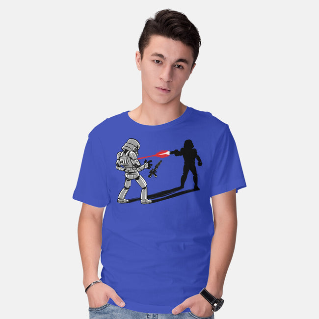 Shadow Battle-Mens-Basic-Tee-zascanauta