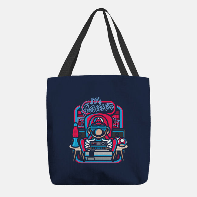 80s Gamer Room-None-Basic Tote-Bag-jrberger