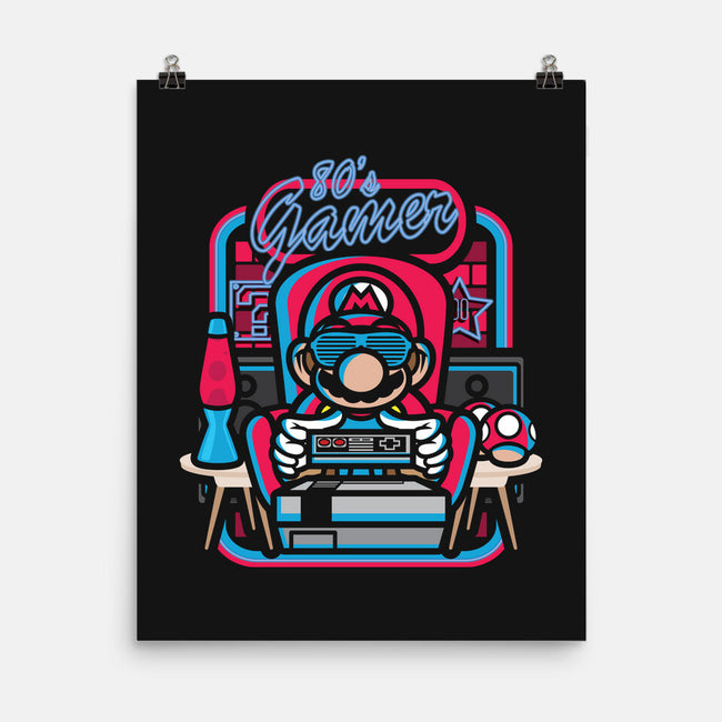 80s Gamer Room-None-Matte-Poster-jrberger