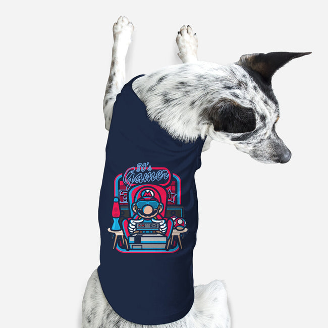 80s Gamer Room-Dog-Basic-Pet Tank-jrberger