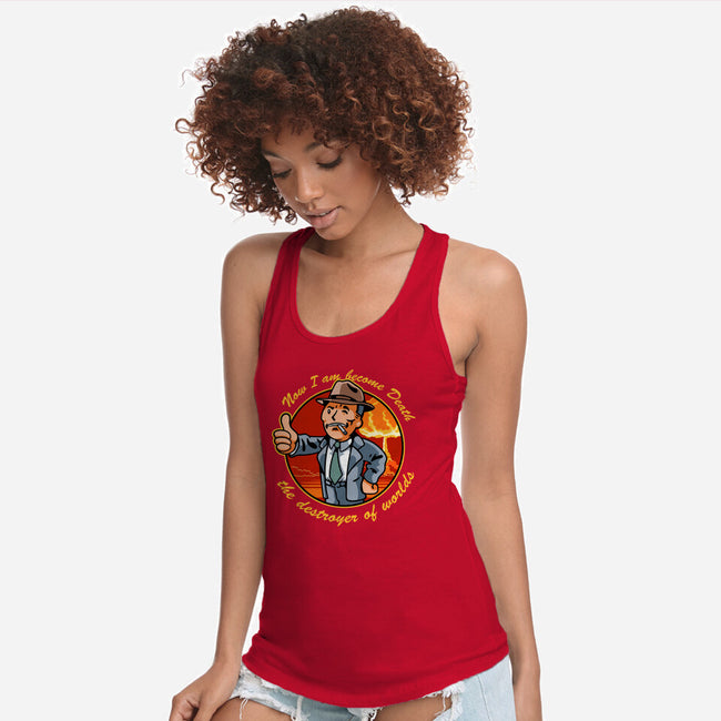 Oppen Boy-Womens-Racerback-Tank-demonigote