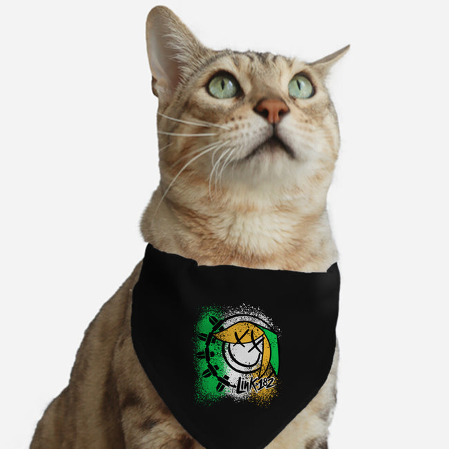 Hyrulean Pop Punk Is Not Dead-Cat-Adjustable-Pet Collar-Aarons Art Room