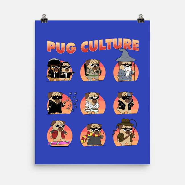 Pug Culture-None-Matte-Poster-sachpica