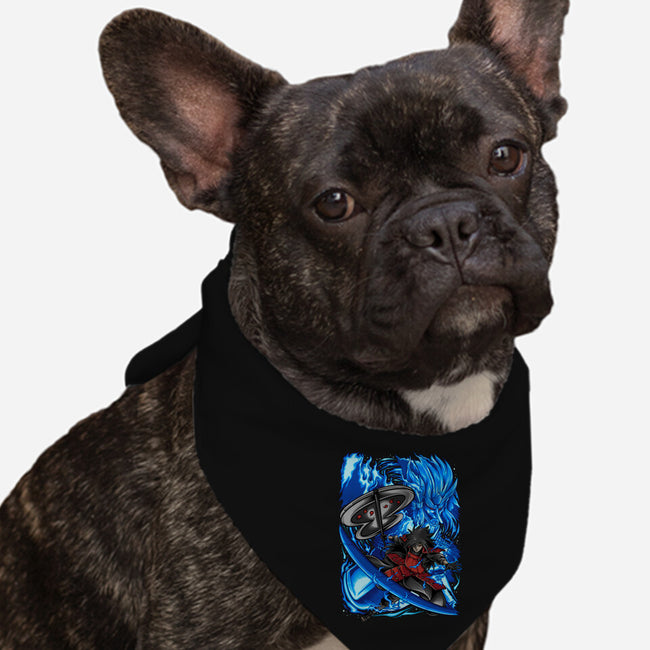 Blue Susanoo-Dog-Bandana-Pet Collar-alanside