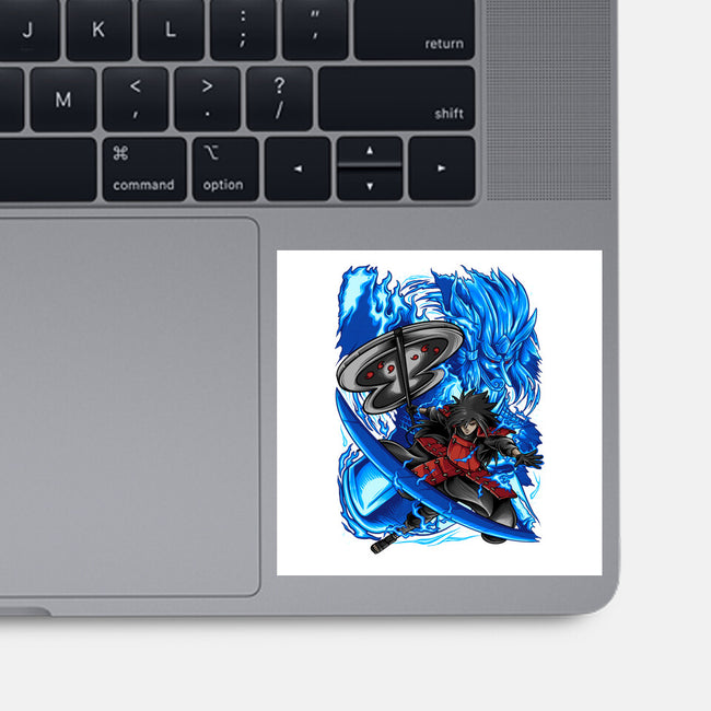 Blue Susanoo-None-Glossy-Sticker-alanside