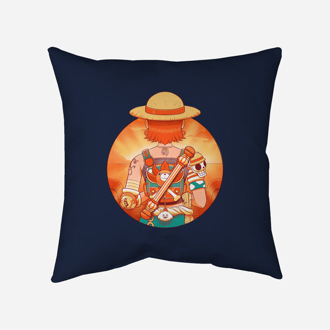 Summer Piece-None-Removable Cover-Throw Pillow-Bruno Mota