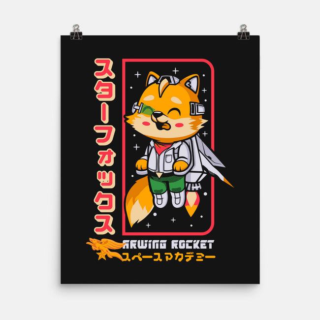 Space Foxey-None-Matte-Poster-Arinesart