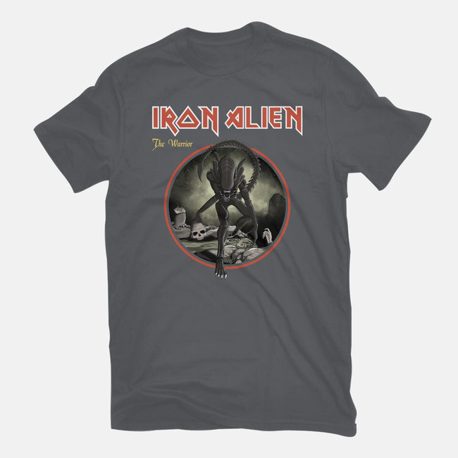 Iron Alien-Unisex-Basic-Tee-retrodivision