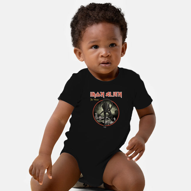 Iron Alien-Baby-Basic-Onesie-retrodivision