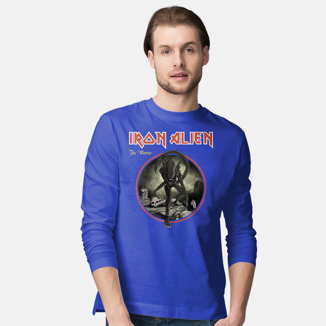 Iron Alien-Mens-Long Sleeved-Tee-retrodivision