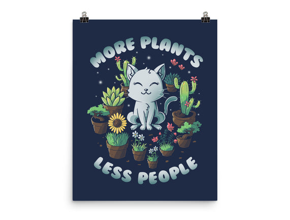 More Plants Less People