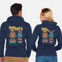 Aku Aku's Tiki Island-Unisex-Zip-Up-Sweatshirt-Nemons