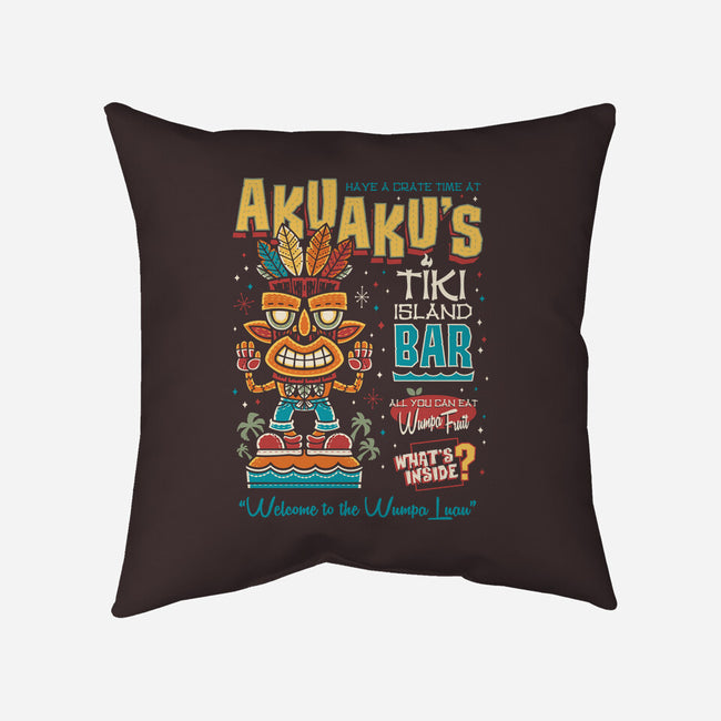 Aku Aku's Tiki Island-None-Removable Cover w Insert-Throw Pillow-Nemons