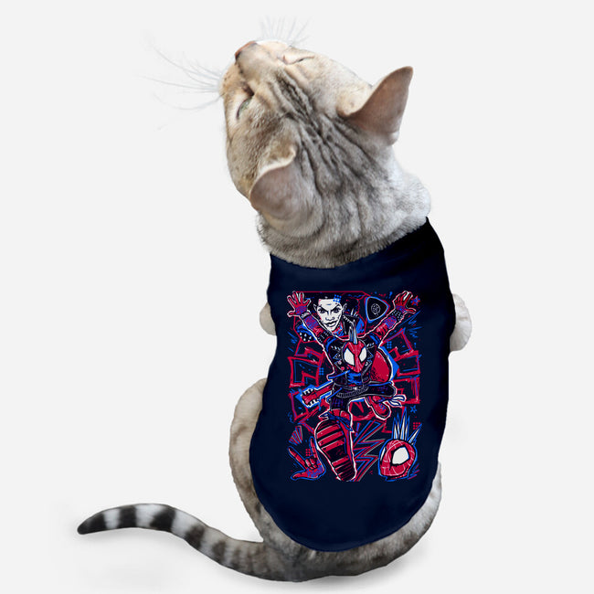 Hobie Brown Spider Punk-Cat-Basic-Pet Tank-Panchi Art