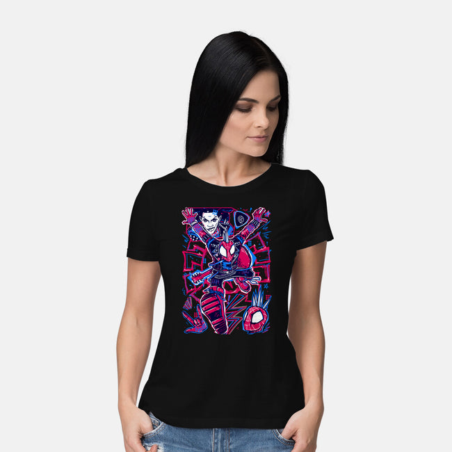 Hobie Brown Spider Punk-Womens-Basic-Tee-Panchi Art