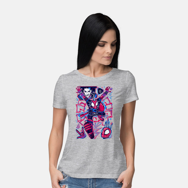 Hobie Brown Spider Punk-Womens-Basic-Tee-Panchi Art